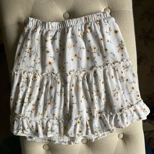 Cute Floral skirt, yellow sunflowers